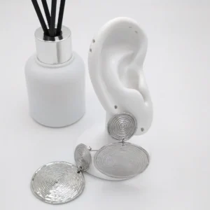 ARETE-LARGO-CIRCULOS-ESPIRAL-GRABADO-PLATEADO